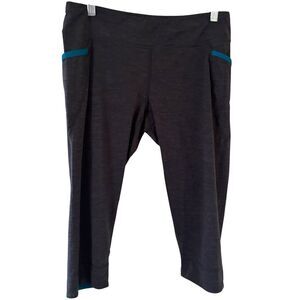 Patagonia Womens Capri Leggings Grey M Outdoors Hiking Gorpcore Athleisure Comfy